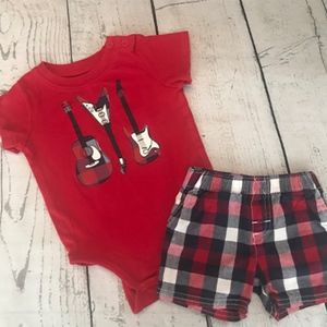 Boys short & onesie set